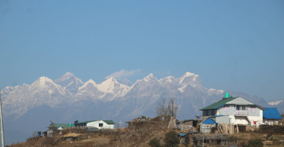 Mount Everest View From Dhap