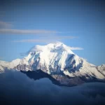 Close view of Mt. Dhaulagiri from Khopra Dada
