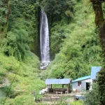 Waterfalls during the Khopra Trek in Nepal