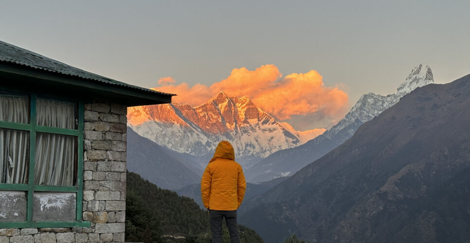 Amadablam & Mount Everest View Near Namche Bazaar