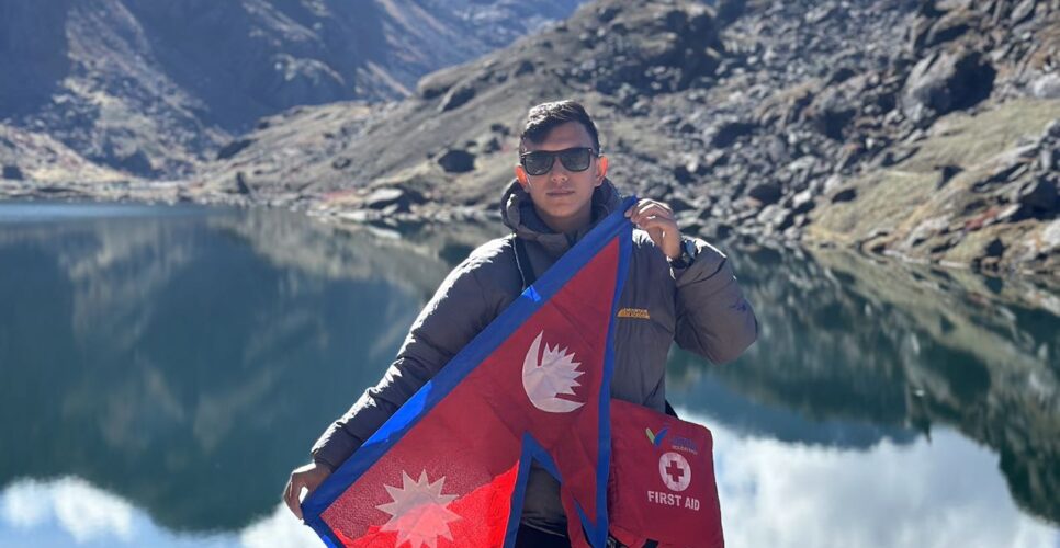 Gosainkunda Lake in Nepal