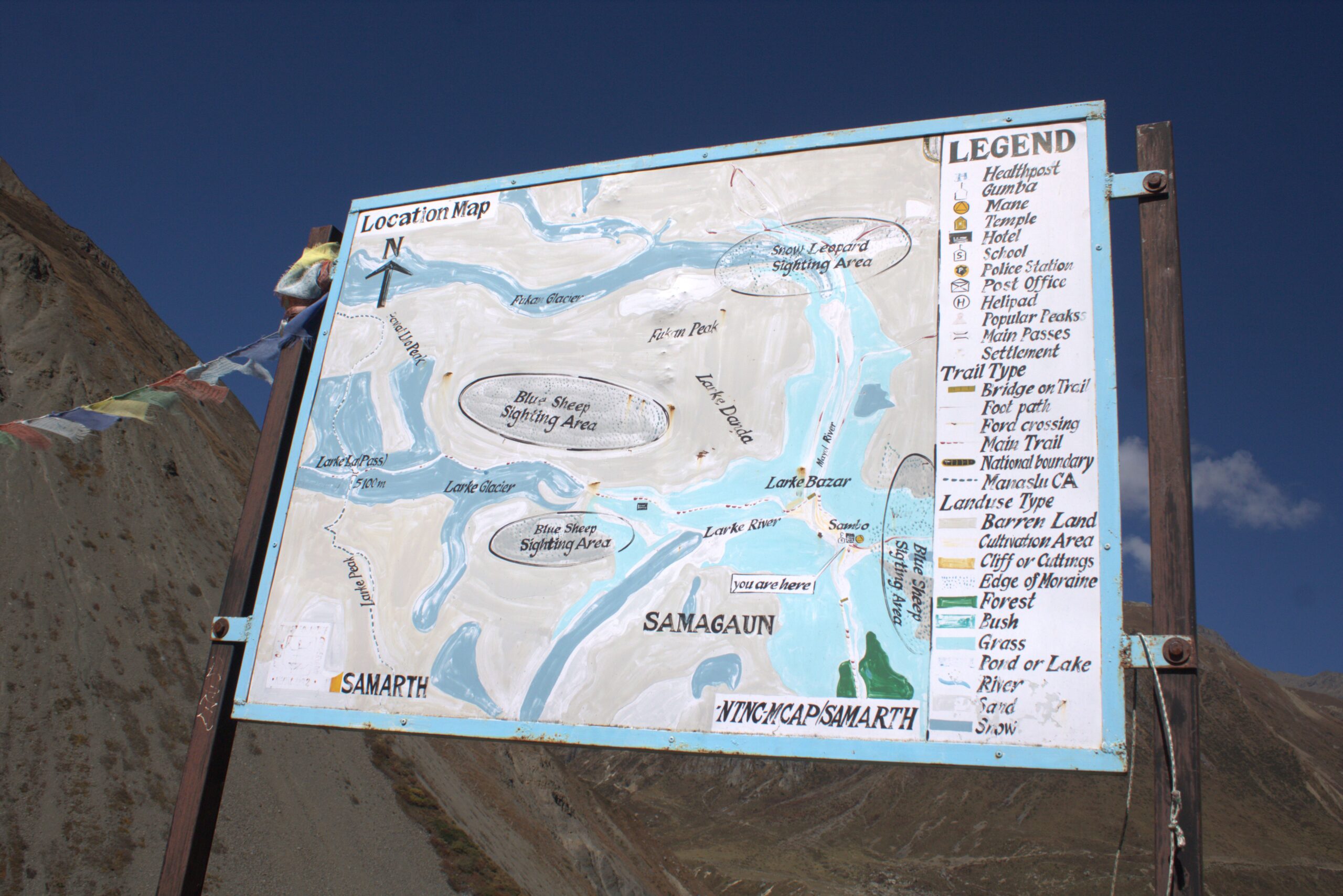 Tsum Valley Trek Map - Vertex Holiday 2 Manaslu Area Map